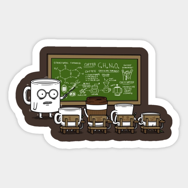 Coffee 101 Sticker by pigboom